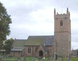 View of the church from the north