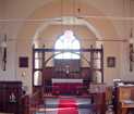 Looking into the chancel