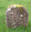Old headstone of 