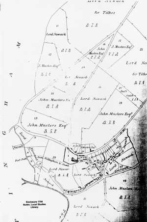 Enclosure map 1796
