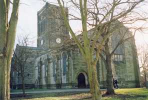 View of the church from the north-west
